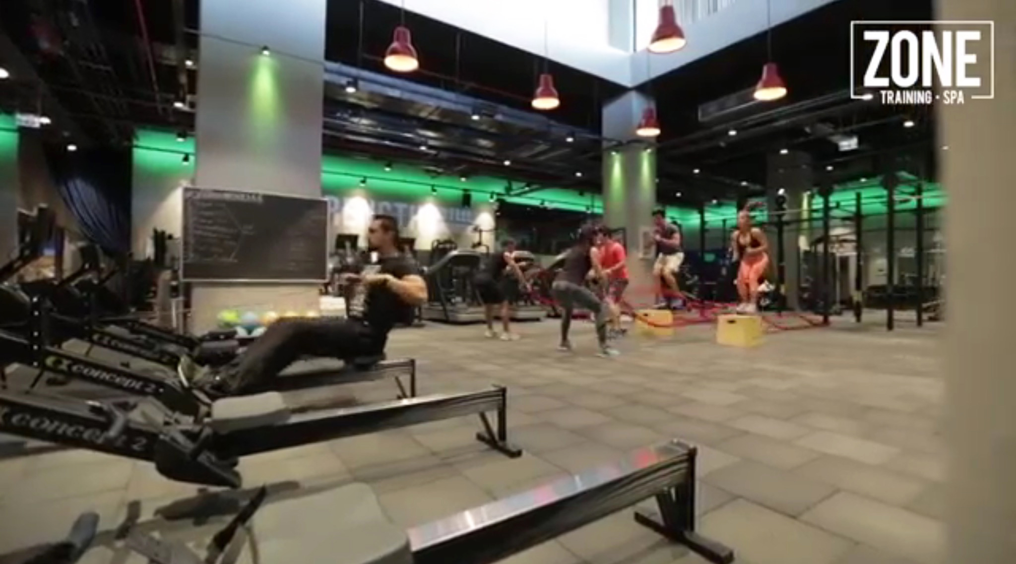 Zone Club Zorlu alt katı, crossfit bölümü